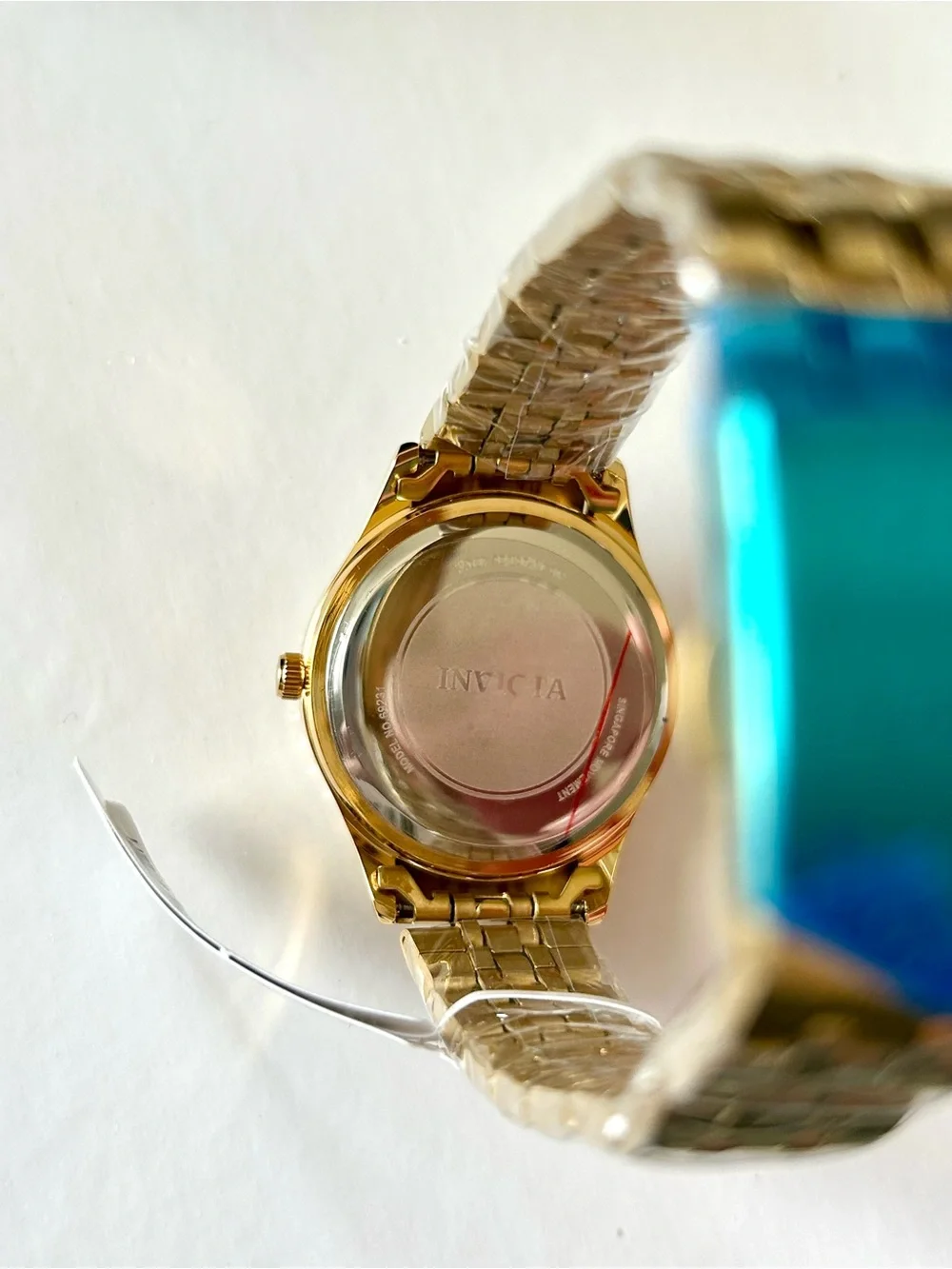 Invicta Women's Watch Wildflower Quartz Beige Dial Crystal Bezel YellowGold 6923